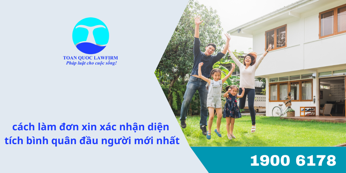 cách làm đơn xin xác nhận diện tích bình quân đầu người mới nhất 