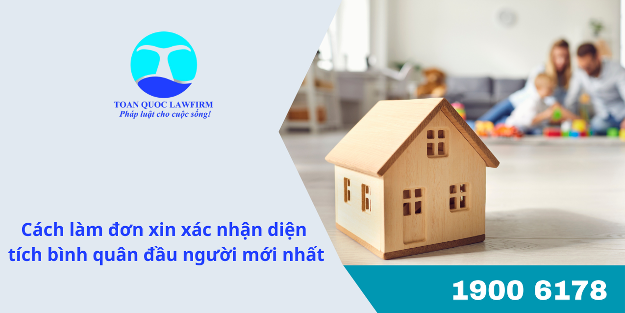 cách làm đơn xin xác nhận diện tích bình quân đầu người mới nhất